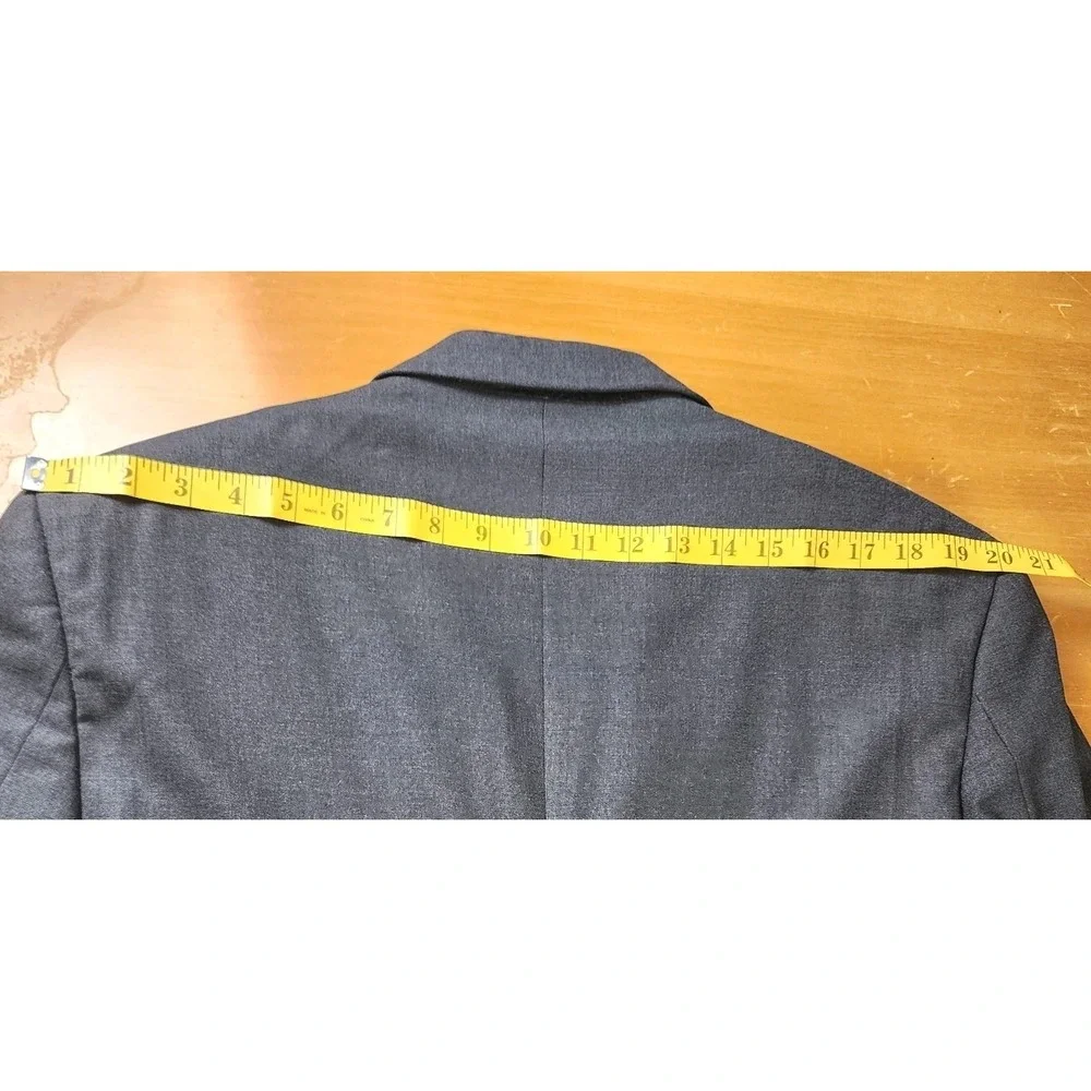 Brooks Brothers 346 Suit Jacket Men's 44R Gray Wool Blend‎ Stretch Career Office